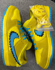 SB DUNK LOW PRO QS GRATEFUL DEAD BEARS OPTI YELLOW - SIZE 13 (WORN)