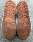 WMNS AIR JORDAN 1 LOW TRAVIS SCOTT CANARY - SIZE W11 M9.5 (WORN) (SUPER CLEAN)
