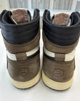 AIR JORDAN 1 HIGH TRAVIS SCOTT MOCHA - SIZE 10 (WORN)