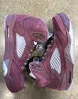 AIR JORDAN 5 BURGUNDY 2023 - SIZE 12 (WORN)