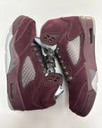 AIR JORDAN 5 BURGUNDY 2023 - SIZE 9.5 (WORN)