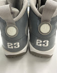 AIR JORDAN 9 COOL GREY 2012 - SIZE 10.5 (WORN) - SUPER CLEAN