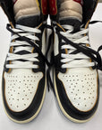 AIR JORDAN 1 HIGH UNION FRAGMENT X UNION VARSITY RED SPORT ROYAL - SIZE 11.5 (WORN)