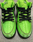 SB DUNK LOW POWERPUFF GIRLS BUTTERCUP - SIZE 11 (WORN) - SUPER CLEAN