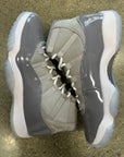AIR JORDAN 11 COOL GREY 2021 - SIZE 10 (WORN)