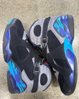 2025 AIR JORDAN 8 RETRO AQUA - SIZE 13 (WORN)