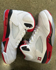 AIR JORDAN 5 FIRE RED BLACK TONGUE 2025 - SIZE 11.5 (WORN)
