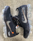 OFF WHITE AIR VAPORMAX BLACK - SIZE 10.5 (WORN)