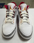 AIR JORDAN 3 CARDINAL RED - SIZE 10 (WORN)