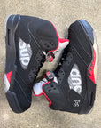 AIR JORDAN 5 SUPREME BLACK - SIZE 10.5 (WORN)