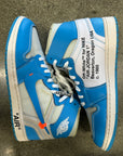 OFF WHITE AIR JORDAN 1 HIGH UNC - SIZE 11 (WORN)