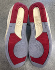 OFF WHITE AIR JORDAN 2 WHITE RED - SIZE 14 (WORN)