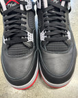 AIR JORDAN 4 BRED REIMAGINED - SIZE 12 (WORN)