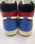 AIR JORDAN 1 HIGH FRAGMENT X UNION LA VARSITY RED SPORT ROYAL - SIZE 12 (WORN)