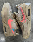 OFF WHITE AIR MAX 90 DESERT ORE - SIZE 11.5 (WORN)