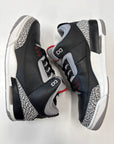 AIR JORDAN 3 BLACK CEMENT 2018 - SIZE 12 (WORN)