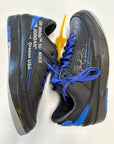 OFF WHITE AIR JORDAN 2 LOW VARSITY ROYAL - SIZE 9.5 (WORN)