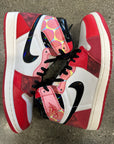 AIR JORDAN 1 HIGH ACROSS THE SPIDER VERSE - SIZE 10 (WORN) - SUPER CLEAN
