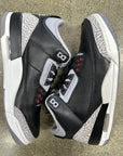 AIR JORDAN 3 BLACK CEMENT 2024 - SIZE 10.5 (WORN) - SUPER CLEAN