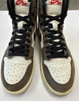 AIR JORDAN 1 HIGH TRAVIS SCOTT MOCHA - SIZE 10 (WORN)