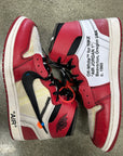 OFF WHITE AIR JORDAN 1 CHICAGO - SIZE 14 (WORN)