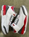AIR JORDAN 3 FIRE RED 2022 - SIZE 9.5 (WORN)
