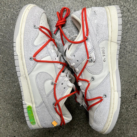 OFF WHITE DUNK LOT 13 - SIZE 8 (WORN)