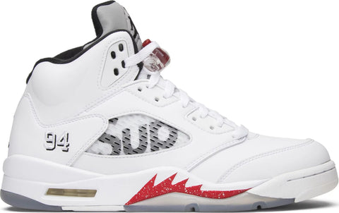 Air Jordan 5 Retro Supreme "WHITE"