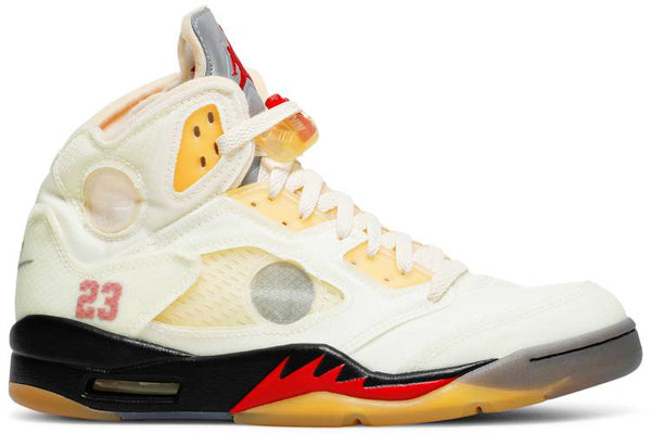 Air jordan 5 off white sail stockx Clearance
