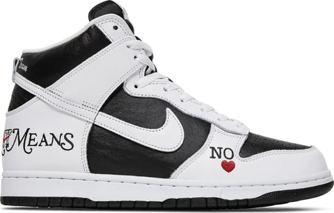 Nike SB Dunk High OG QS "SUPREME BY ANY MEANS/BLACK"