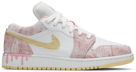 Air Jordan 1 Low SE GS "PAINT DRIP"