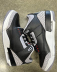 AIR JORDAN 3 BLACK CEMENT 2024 - SIZE 9.5 (WORN)