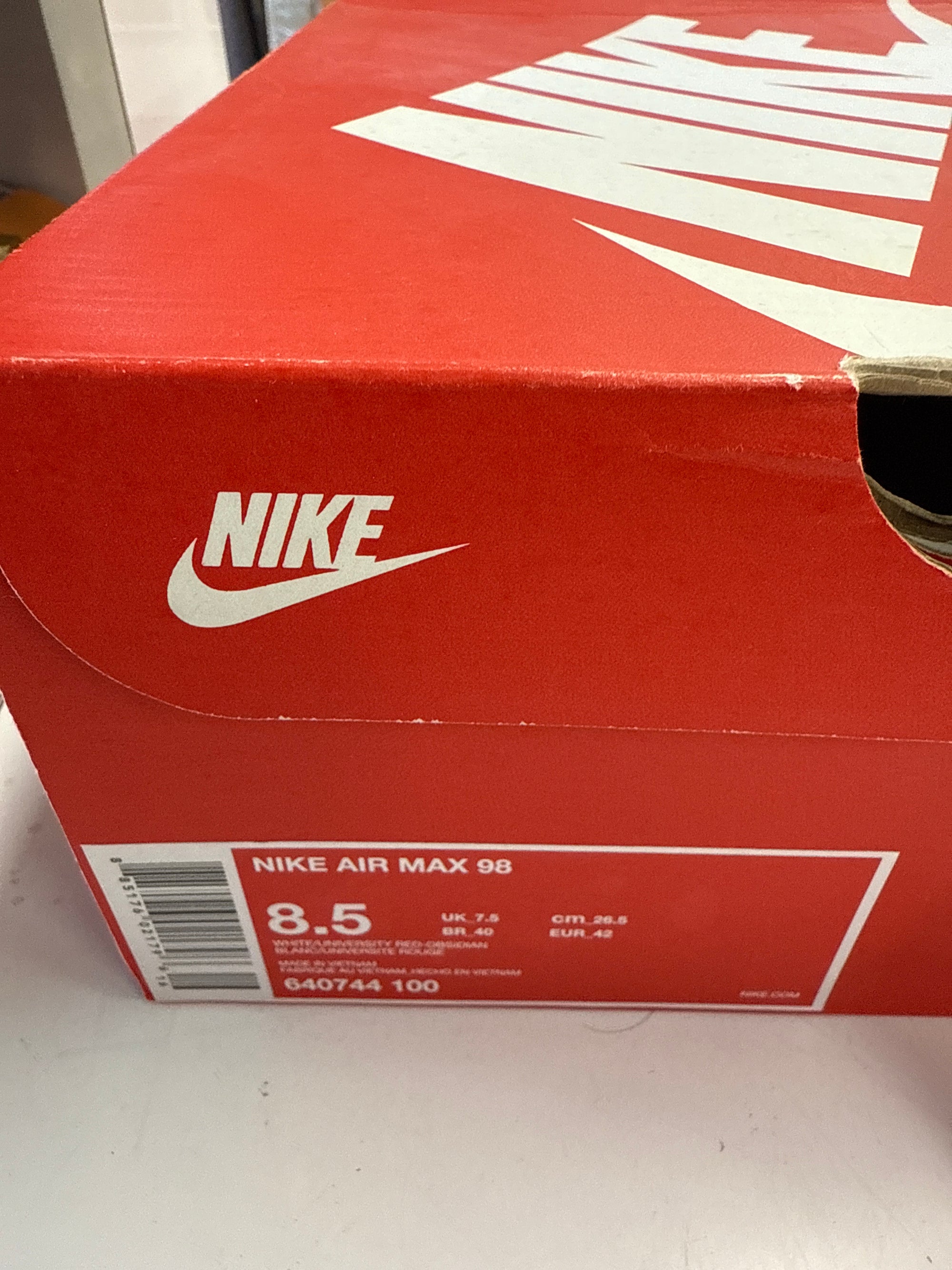 AIR MAX 98 GUNDAM - SIZE 8.5 (WORN)