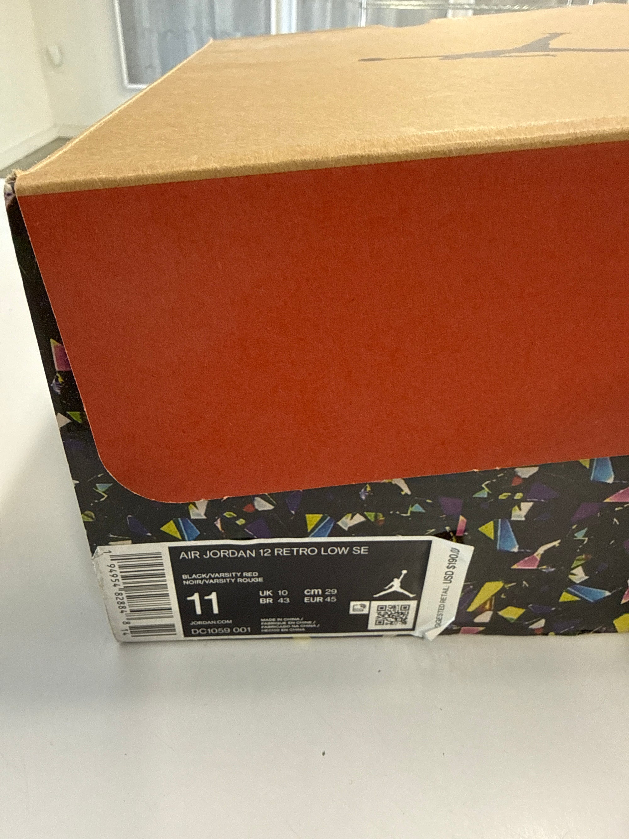 AIR JORDAN 12 LOW SUPER BOWL LV - SIZE 11 (WORN)