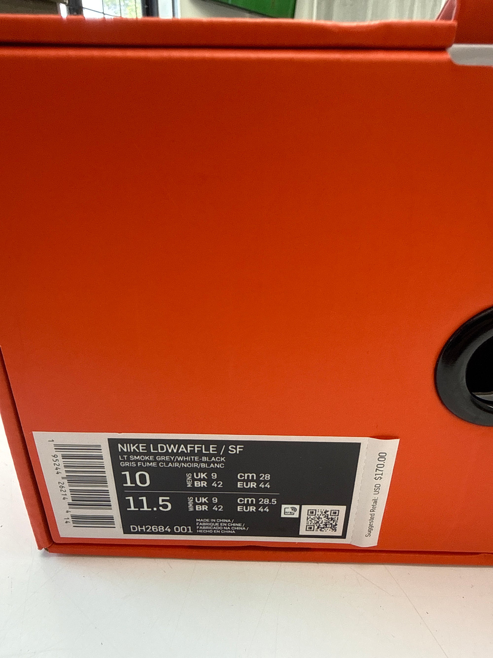 LD WAFFLE SACAI FRAGMENT GREY - SIZE 10 (WORN)
