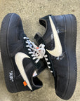 OFF WHITE AIR FORCE 1 LOW BLACK - SIZE 7.5 (WORN)