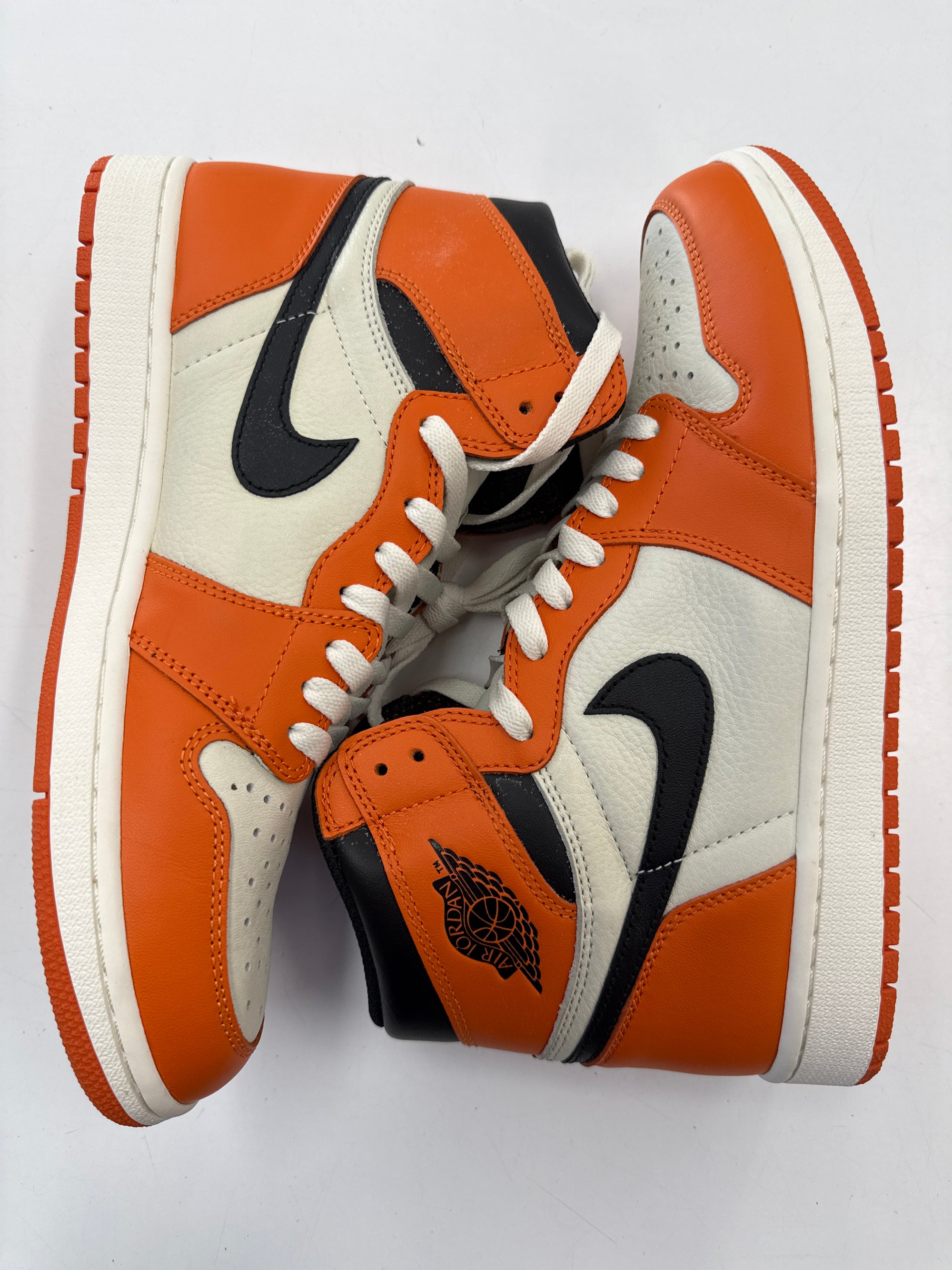 AIR JORDAN 1 HIGH REVERSED SHATTERED - SIZE 10.5 (WORN) - SUPER CLEAN