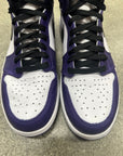 AIR JORDAN 1 HIGH COURT PURPLE 2.0 - SIZE 10.5 (WORN)
