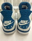 AIR JORDAN 4 MILITARY BLUE 2024 - SIZE 11 (WORN) - SUPER CLEAN