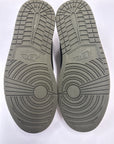 WMNS AIR JORDAN 1 LOW TRAVIS SCOTT OLIVE - SIZE W13 M11.5 (WORN)
