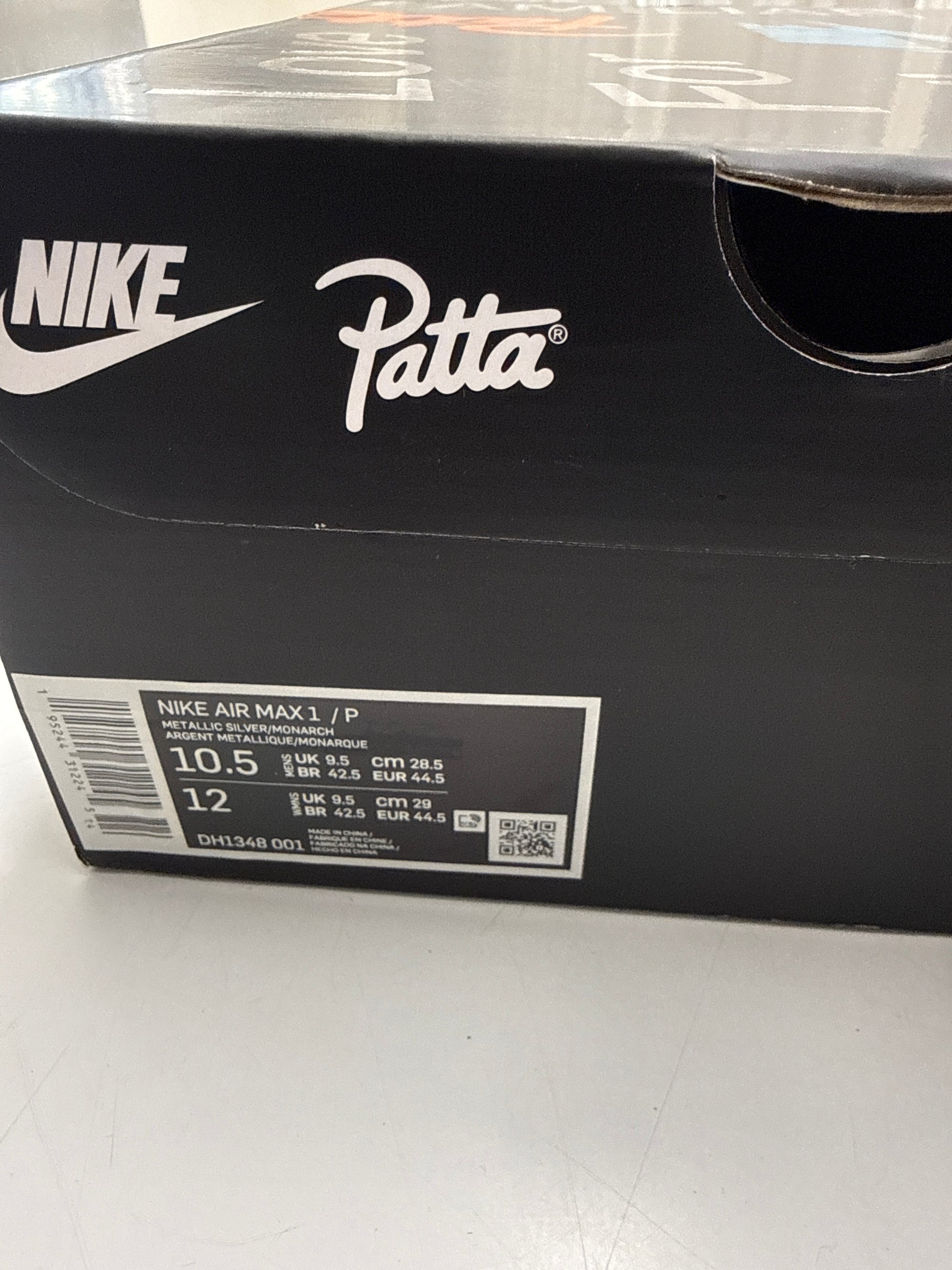 AIR MAX PATTA WAVES MONARCH - SIZE 10.5 (WORN)