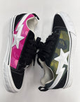 VANS KNU SKOOL BAPE CAMO GREEN - SIZE 11 (WORN)