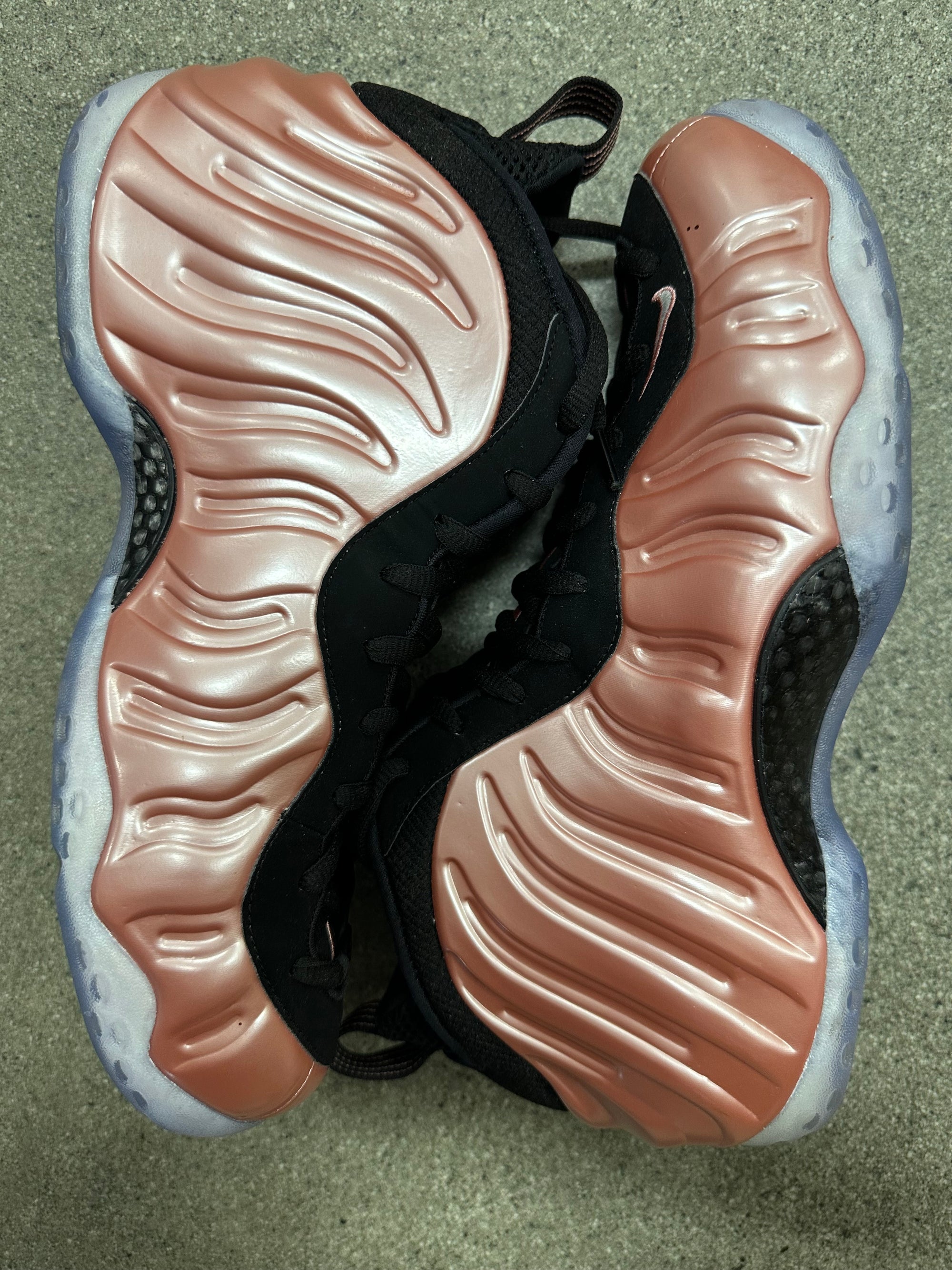 AIR FOAMPOSITE ONE RUST PINK - SIZE 12 (WORN)
