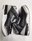 AIR JORDAN 3 BLACK CEMENT 2024 - SIZE 10 (WORN)