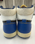 AIR JORDAN 1 HIGH FRAGMENT X UNION LA SPORT ROYAL - SIZE 8 (WORN)