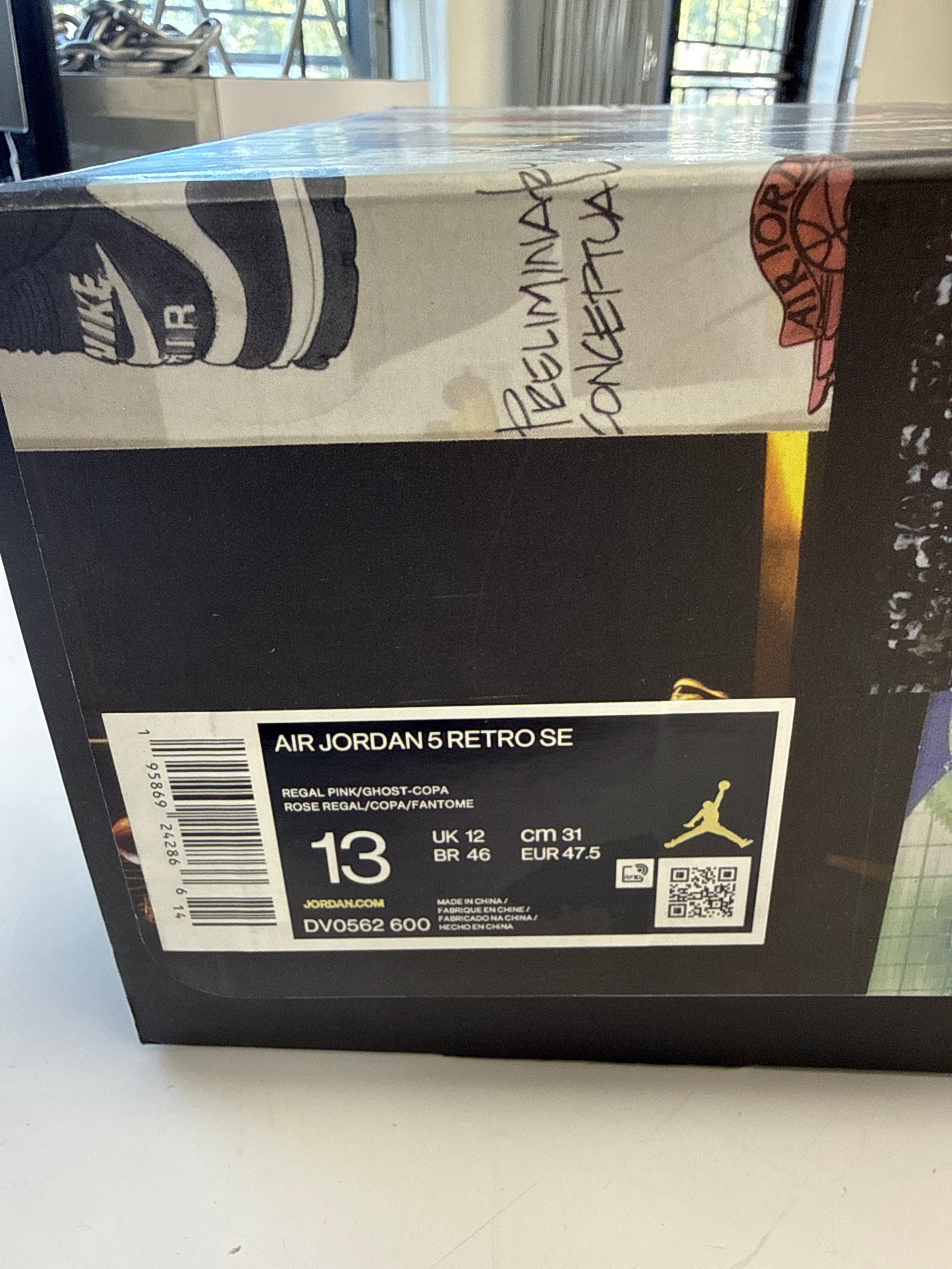 AIR JORDAN 5 EASTER 2022 - SIZE 13 (WORN)