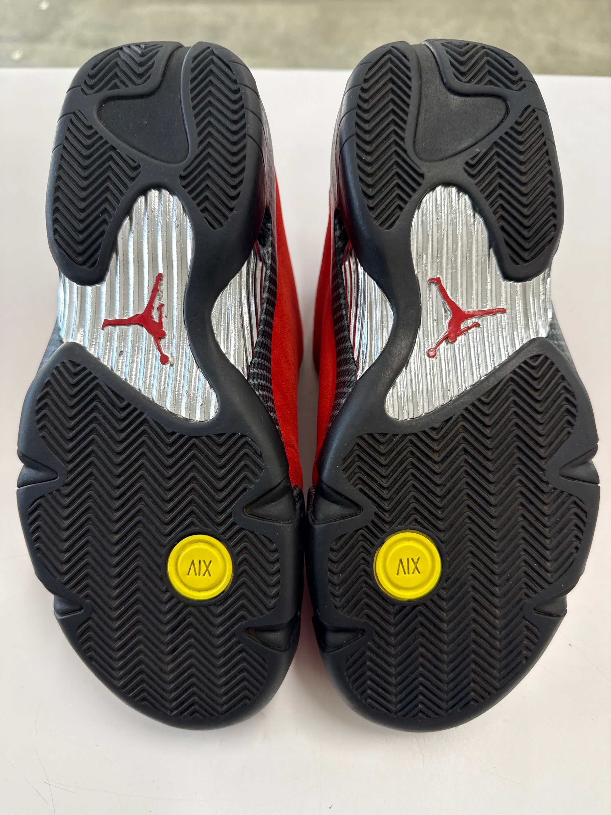 AIR JORDAN 14 FERRARI 2014 - SIZE 8 (WORN)