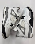 AIR JORDAN 4 WHITE CEMENT 2025 - SIZE 7.5 (WORN) - SUPER CLEAN