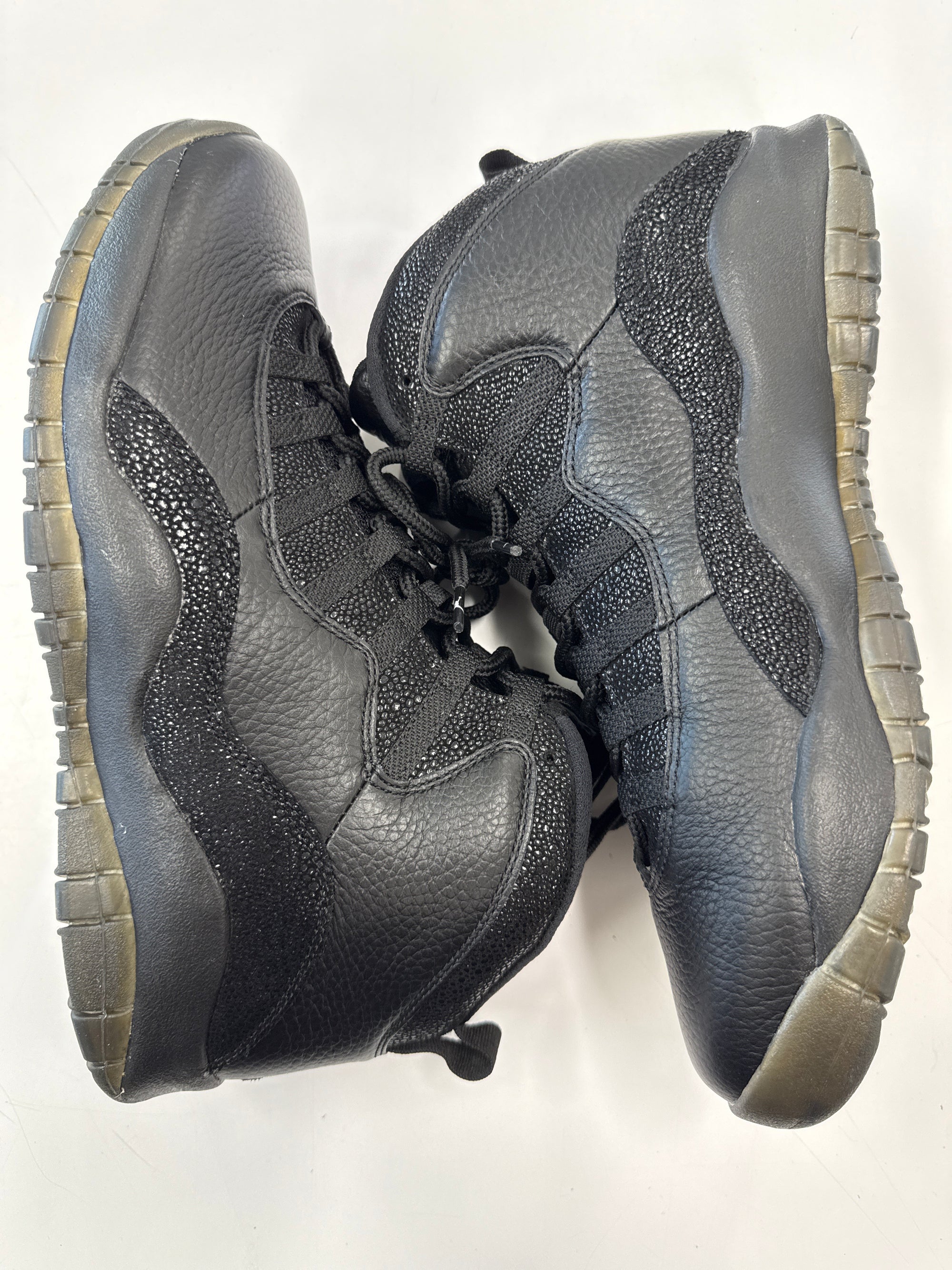 AIR JORDAN 10 OVO BLACK - SIZE 12 (WORN)