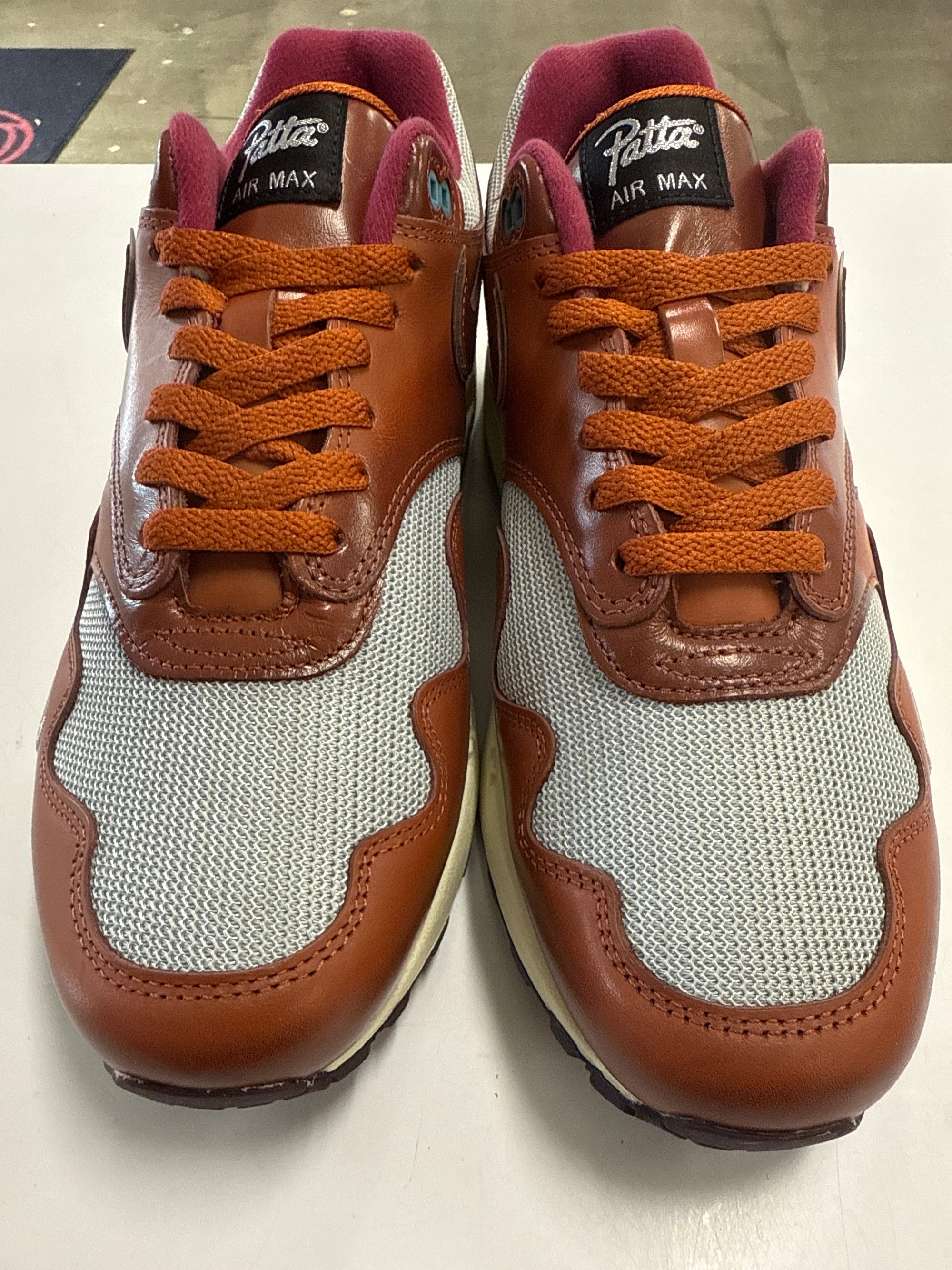 AIR MAX 1 PATTA THE NEXT WAVE DARK RUSSETT - SIZE 9.5 (WORN)